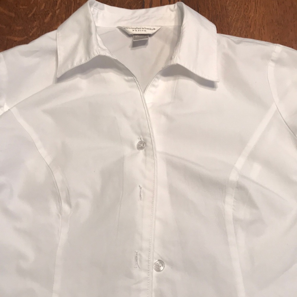 White long sleeve blouse